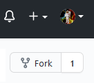 Fork Button on GitHub.com